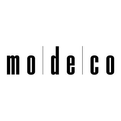Logo modeco, Schweiz. Fachschule für Mode und Gestaltung